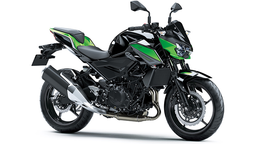Kawasaki Z400ASB xanh